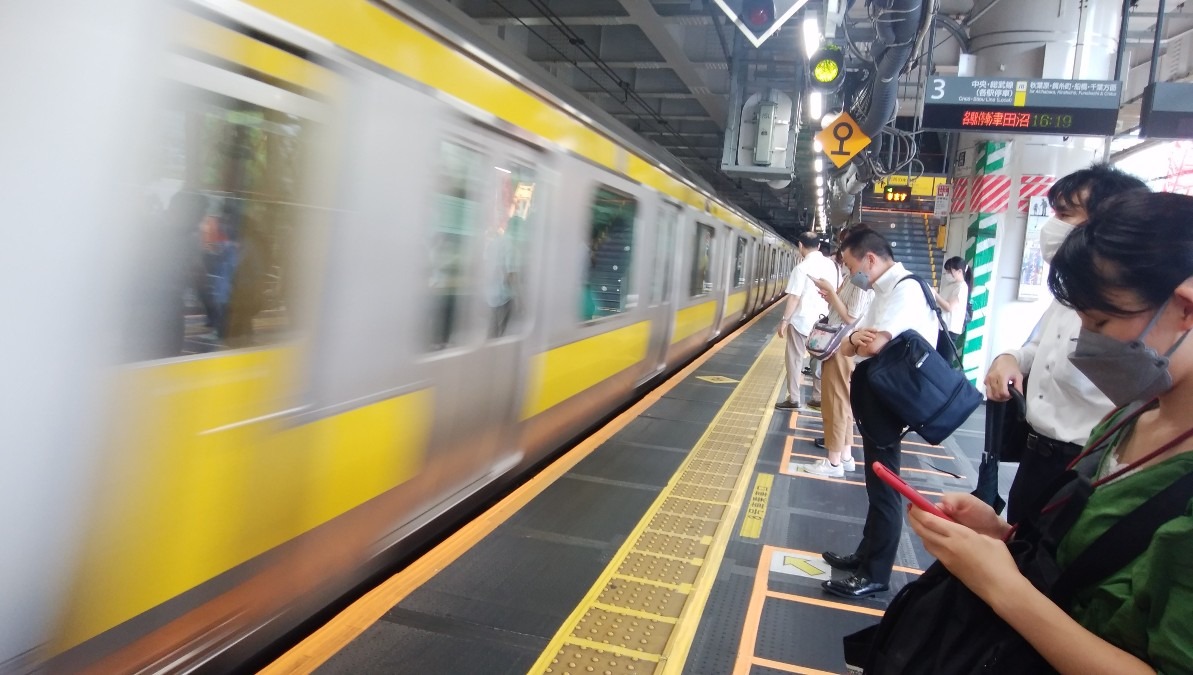 通勤電車🚃！