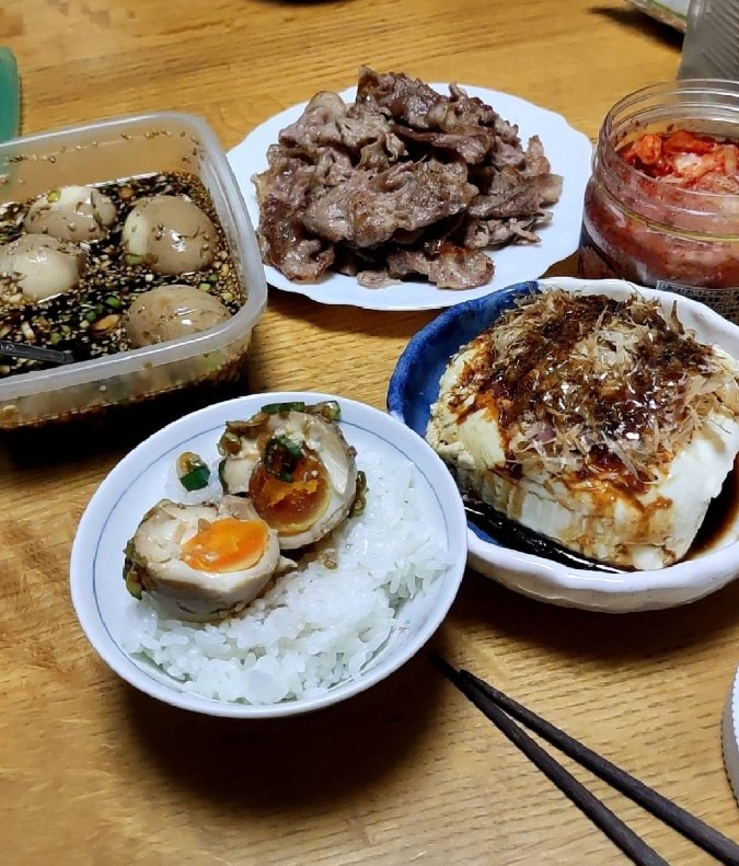 旦那と息子の料理