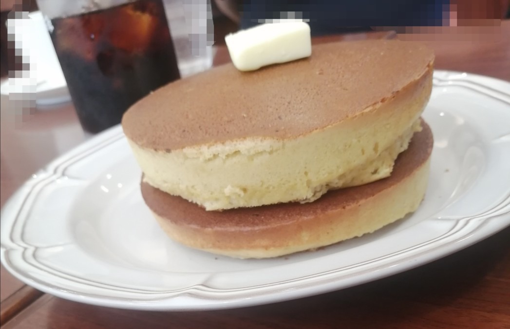 珈琲館のホットケーキ（笑）