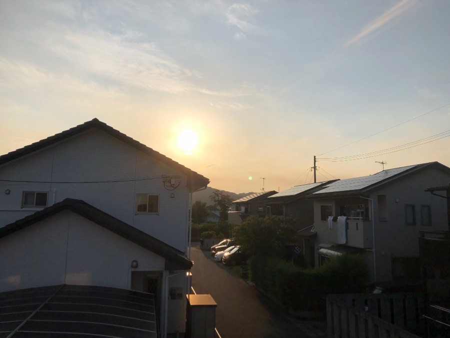 ✨5時55分の夕陽✨