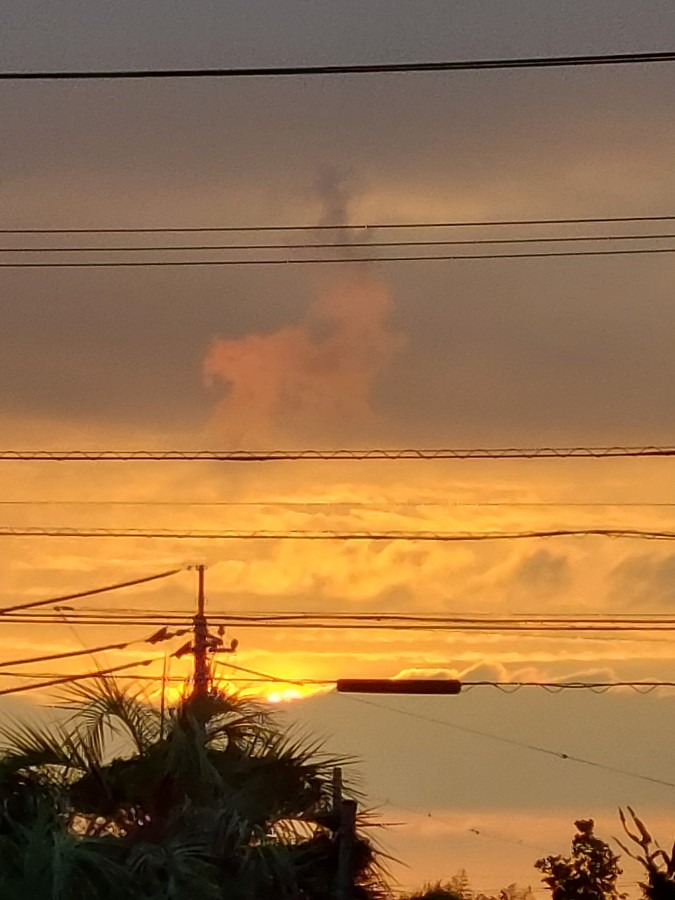 8/31夕焼け