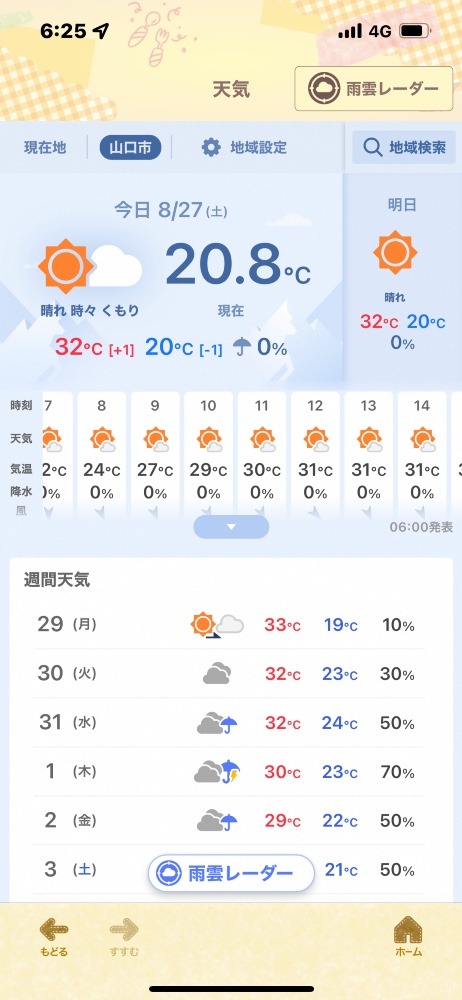 天気予報