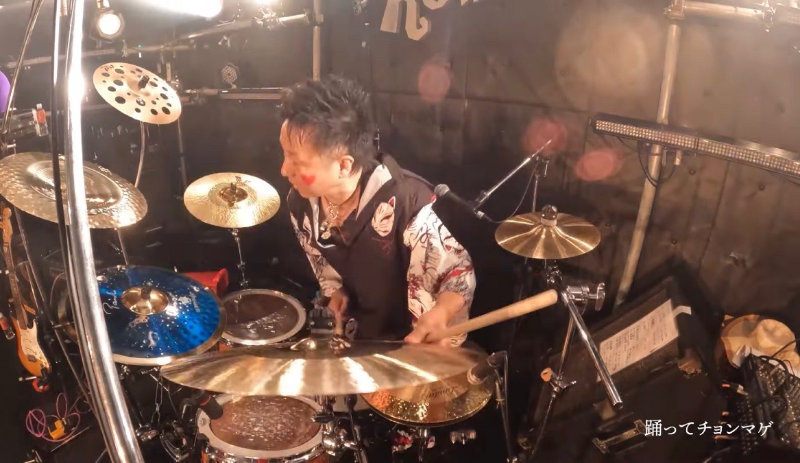 ドラム演奏中の1枚です🥁🥁🥁😃