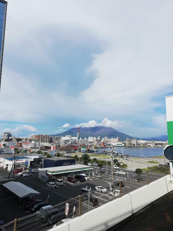 今日の桜島!