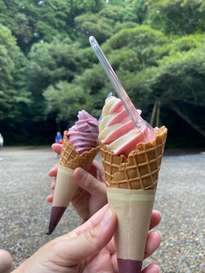 鹿島神宮⛩ ソフトクリーム