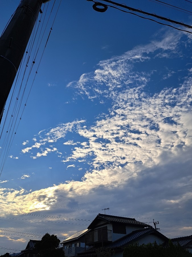 今の空　5時30頃