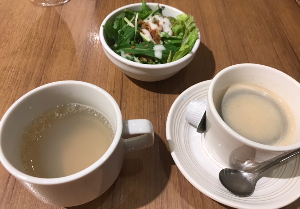 前菜&スープ&珈琲✨