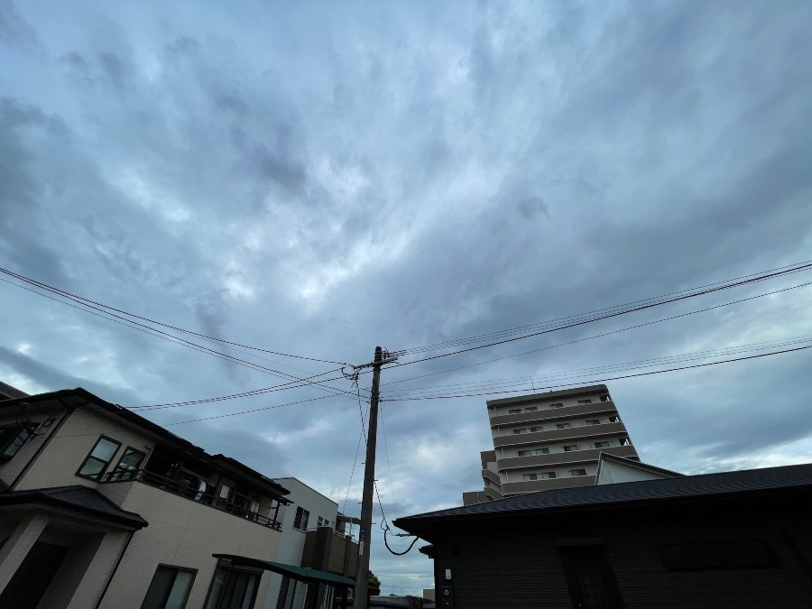 今朝の空❣️