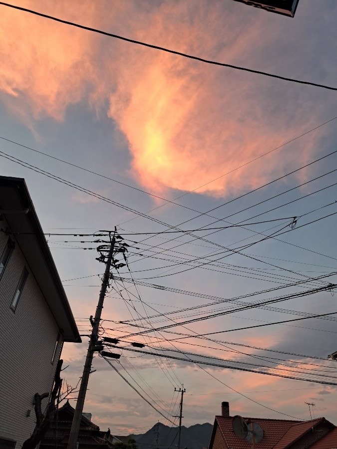 夕焼け🌇　北の空