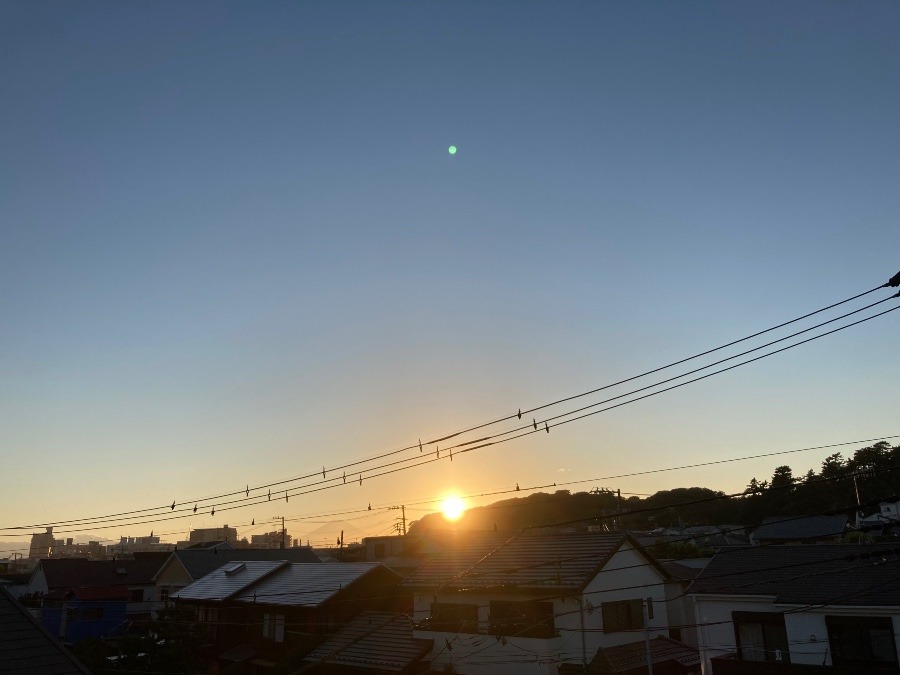 夕焼けは…。