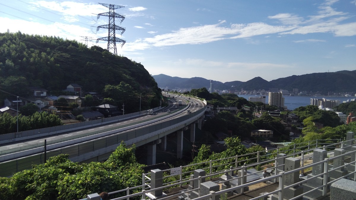 今朝の関門橋