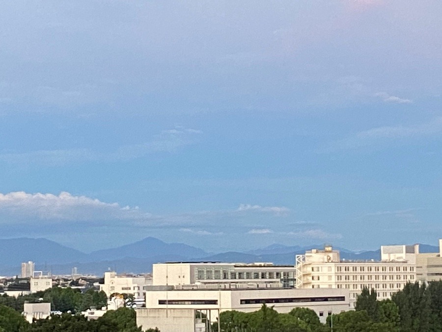 今朝の富士山