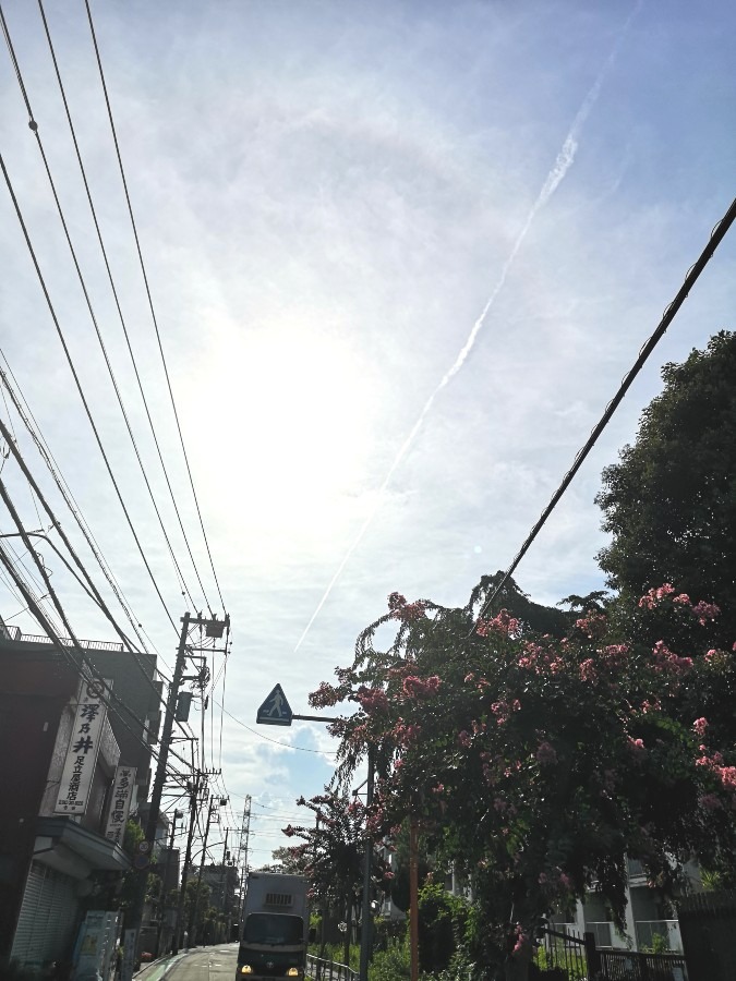 ８月１日　午後４時✨府中市の空