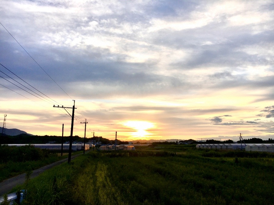 ⭕️空部→   今日の夕やけ（≧∇≦）‼️100.