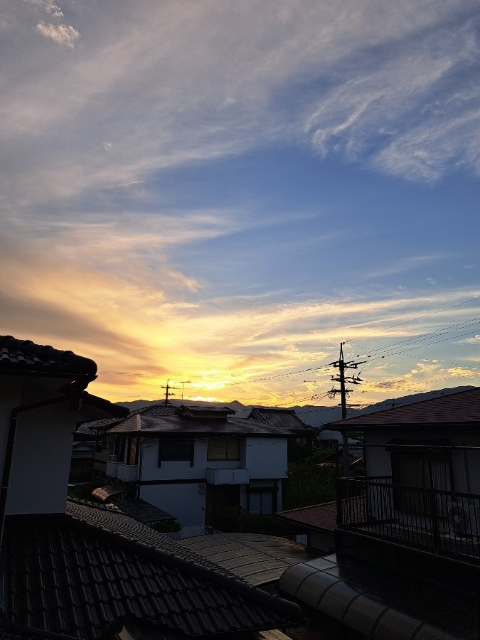 8/28　夕空