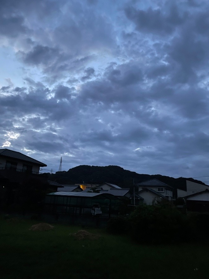 今朝の空✨