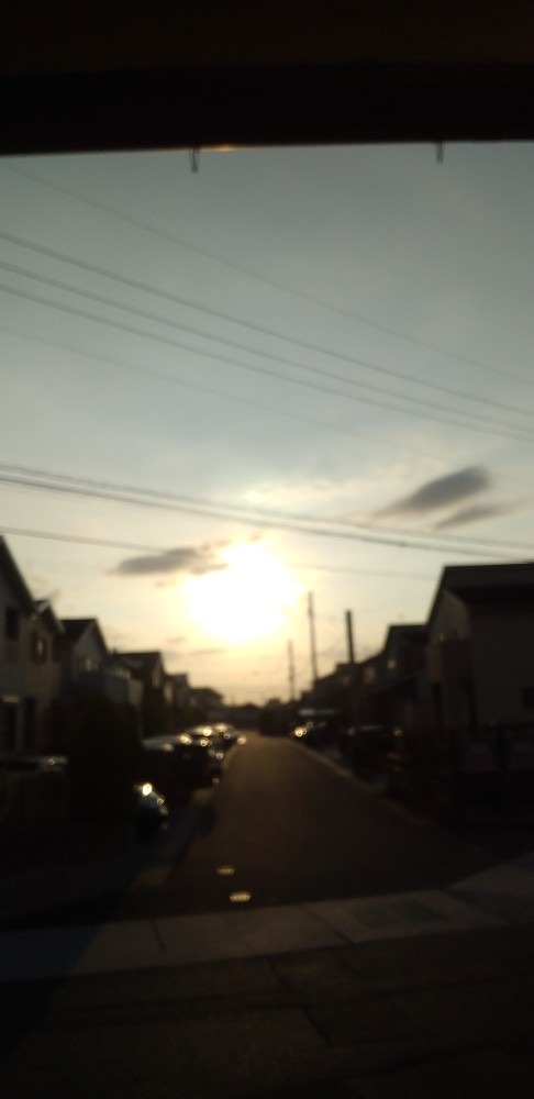 8/7　今朝の空