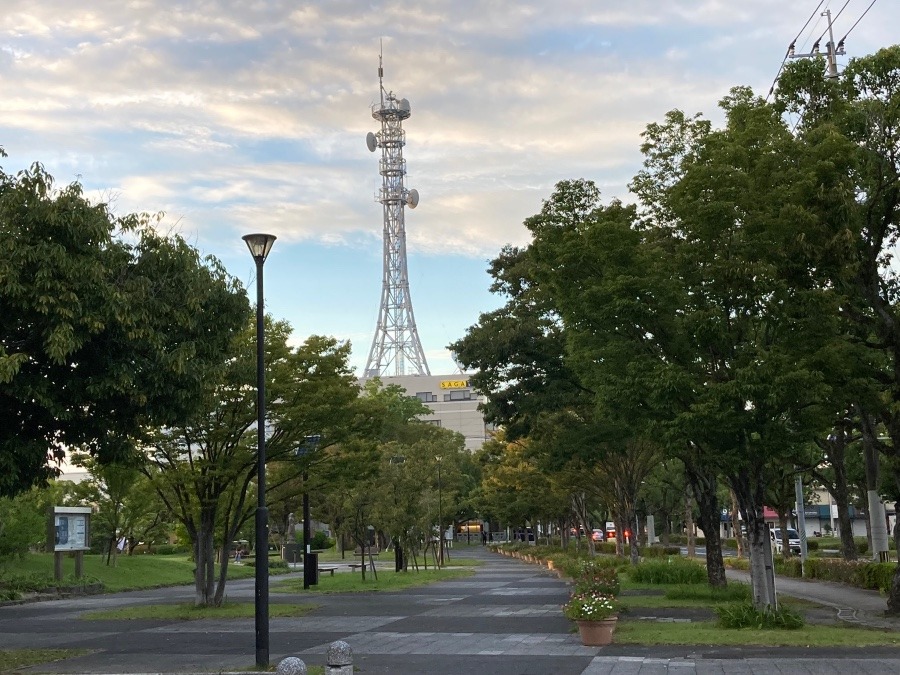 テレビ局と公園