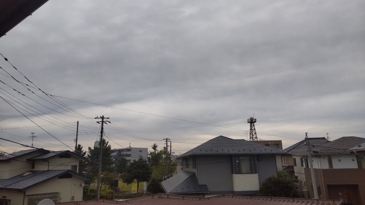 昨日のウッスラ朝焼け！晴れそうなんだけど⁉️