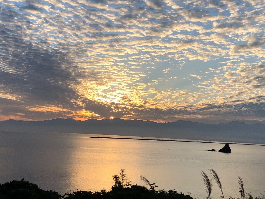 海のある風景　日の出9/29