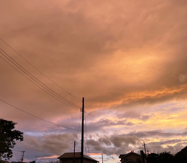 今日の夕焼け②