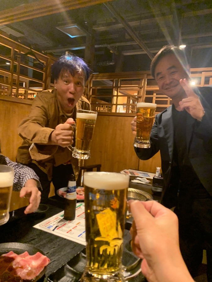 ピース乾杯❗️