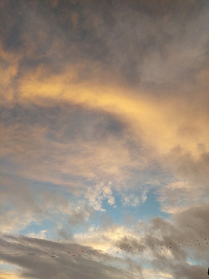 台風のあとの今空