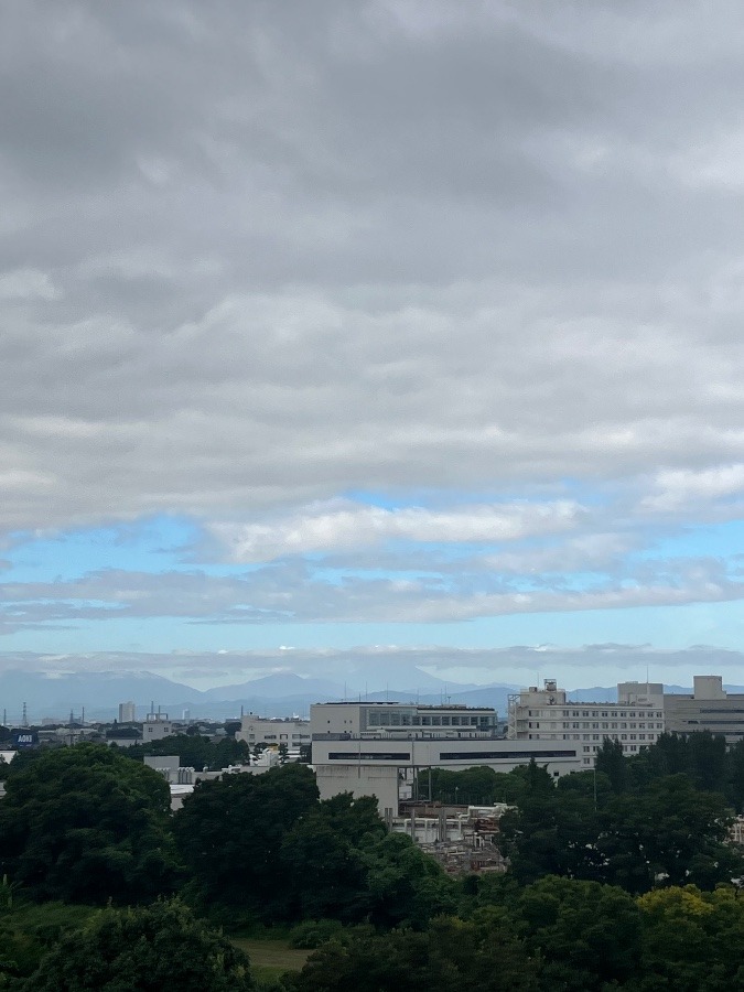 今朝の富士山