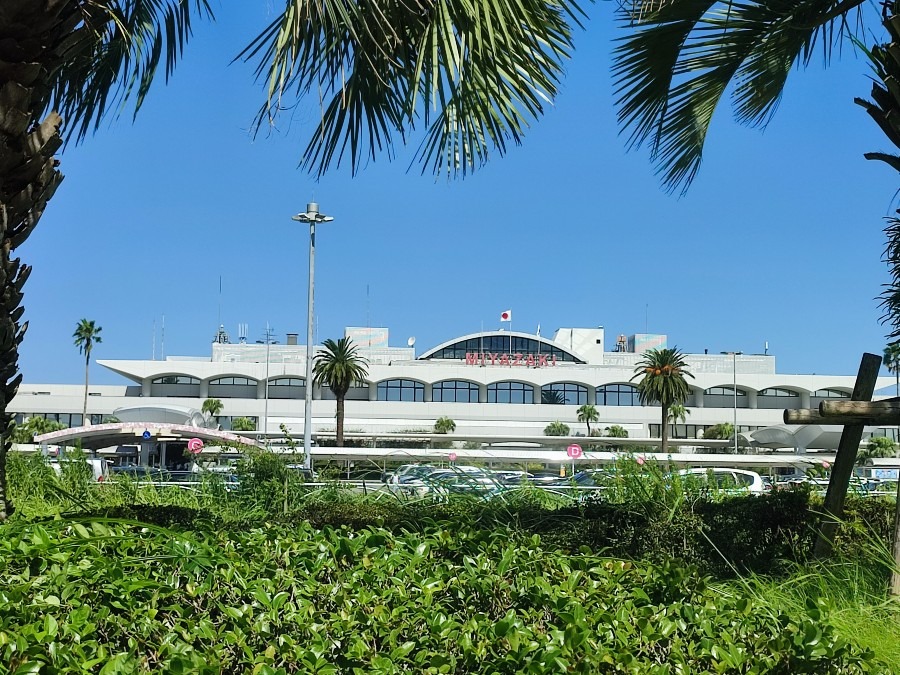 台風一過☀宮崎空港😊