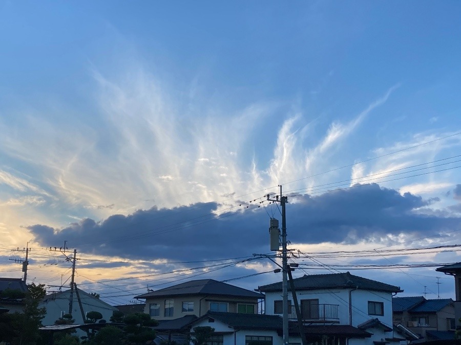 ある日の夕空