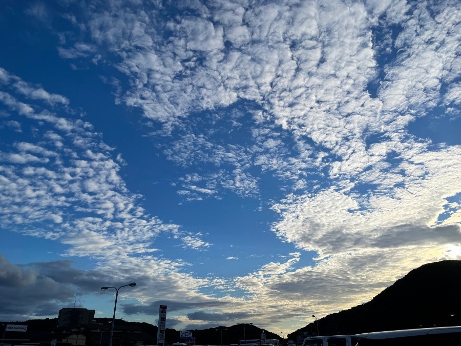 昨日の空 17時頃