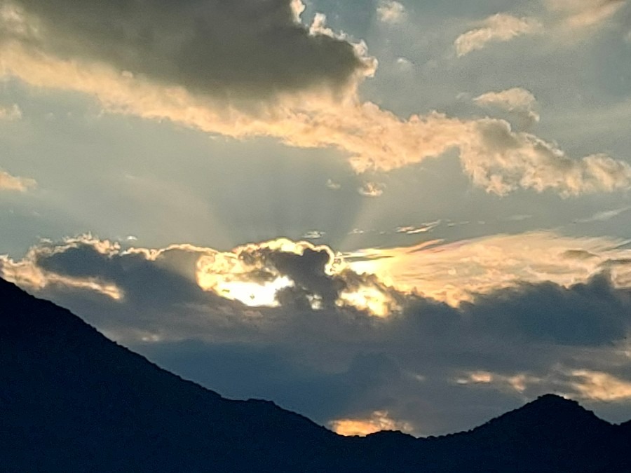 9月9日朝空に獅子の目が❗