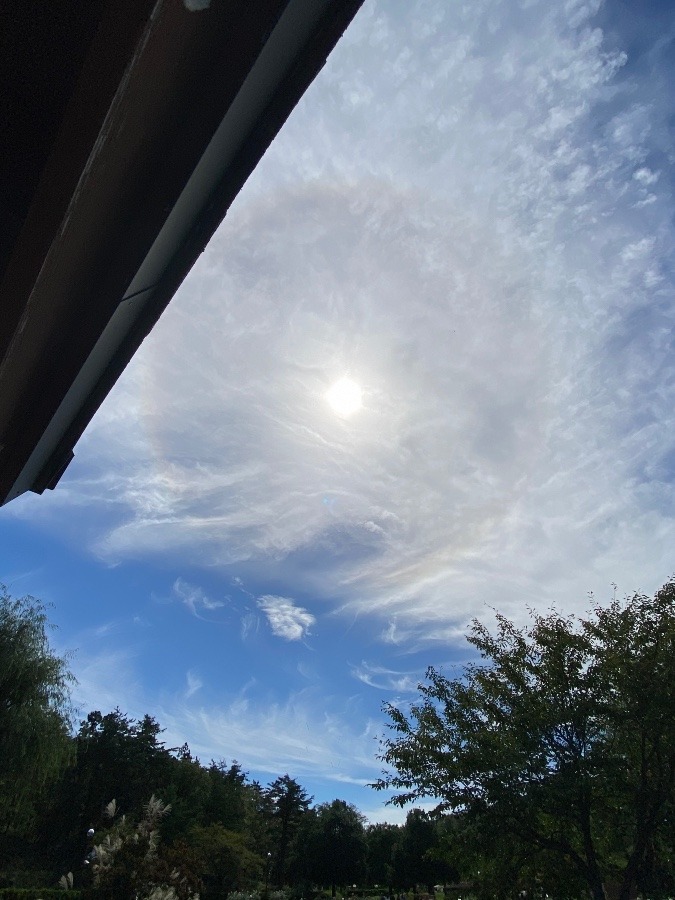 青空と雲と太陽☀️☀️☀️