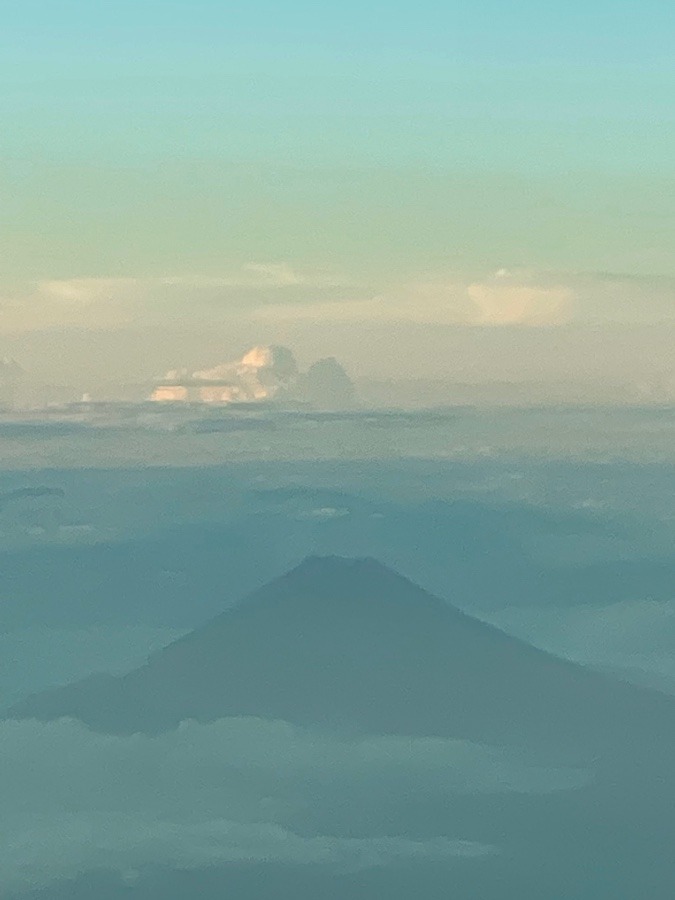 飛行機からの