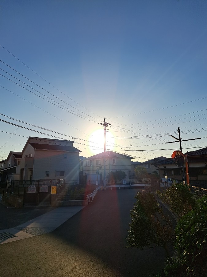 10/24　今朝の空