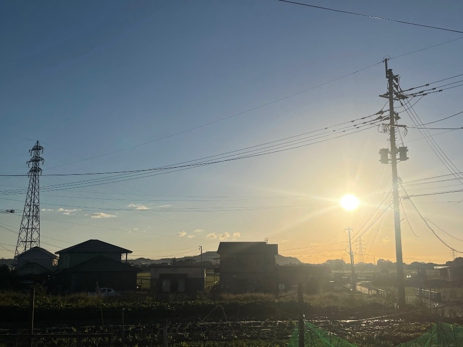 朝の空