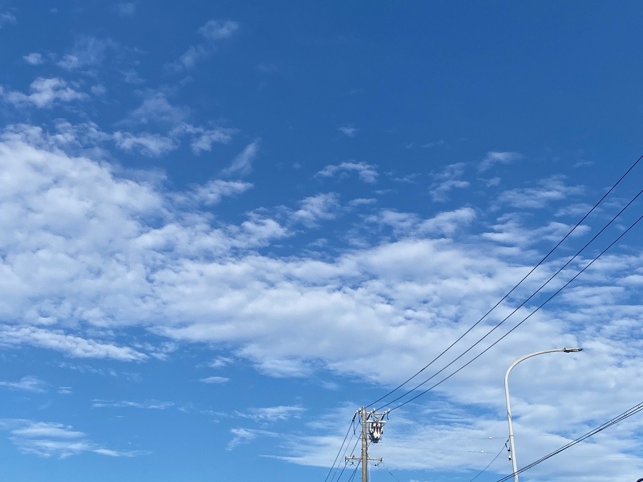 今日の朝空✨