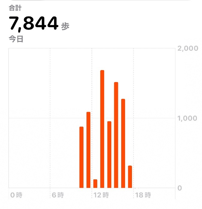 7844歩　ウォーキング10/24