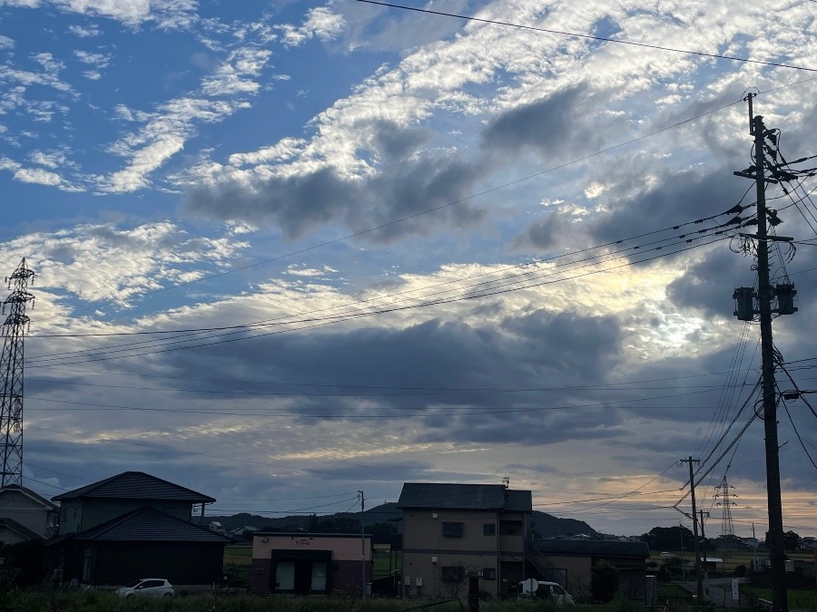 今朝の空