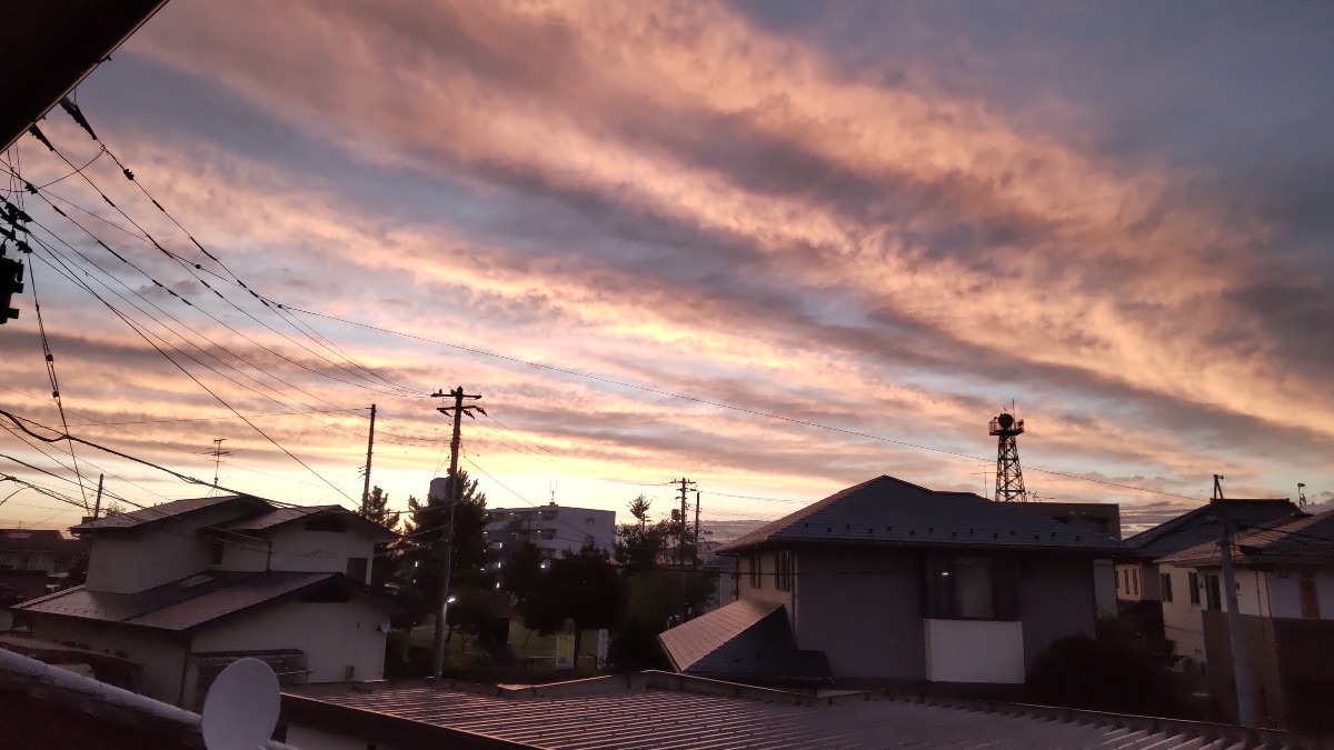 今日の朝焼け!(3)