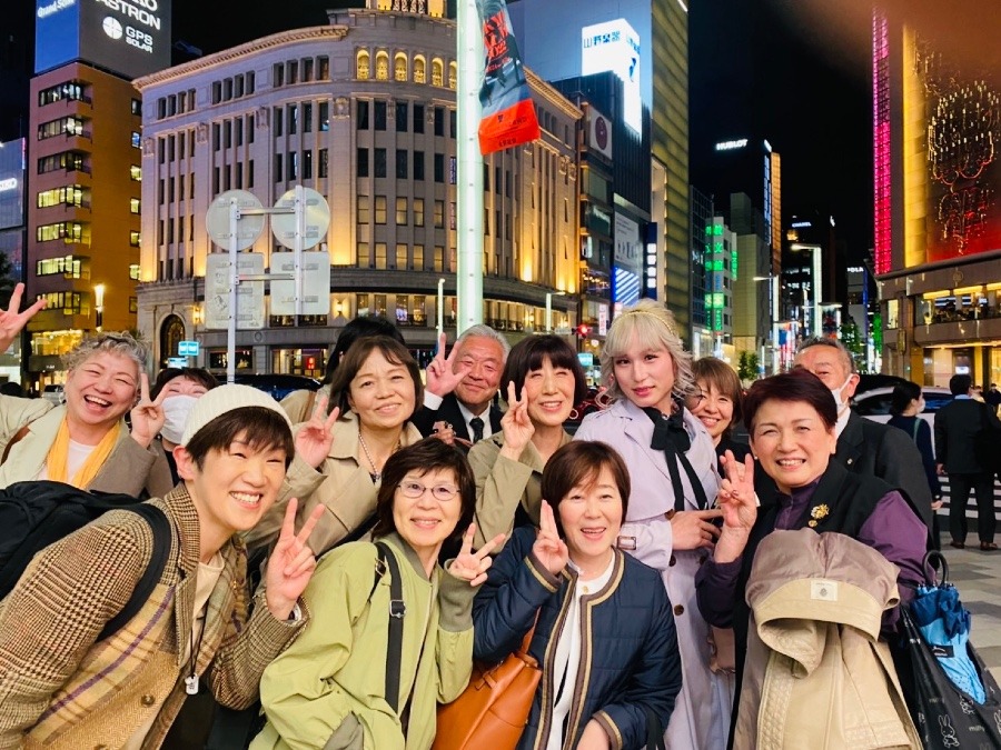 イベントが終わった銀座にて