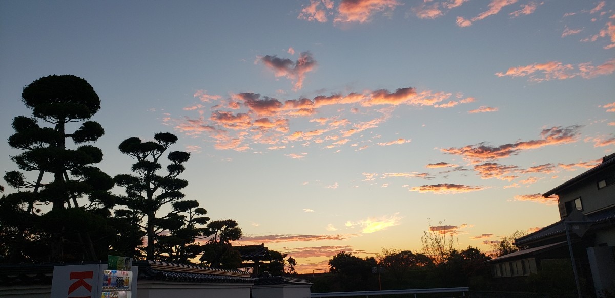 日の出前のあったか雲☁️