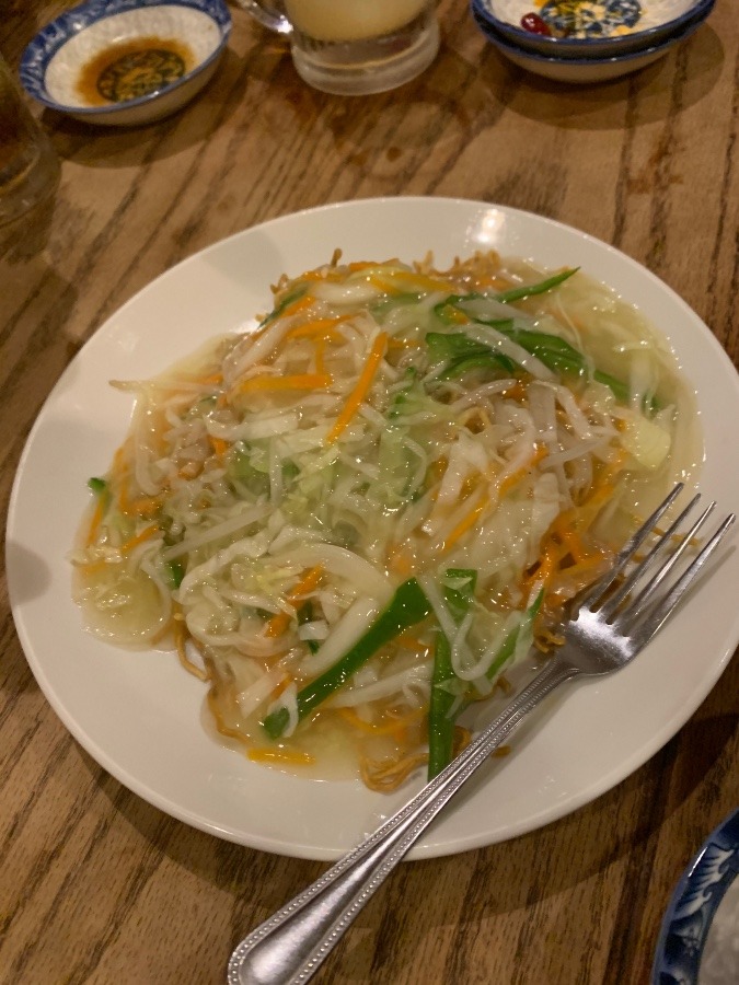 餡かけ揚げ麺