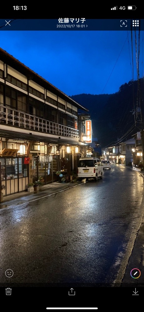 洞川温泉の夜景