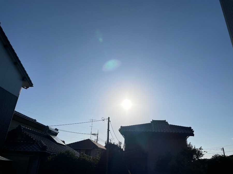 朝の空　8時