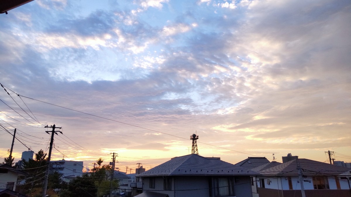 朝焼け！天気ナレナレ！