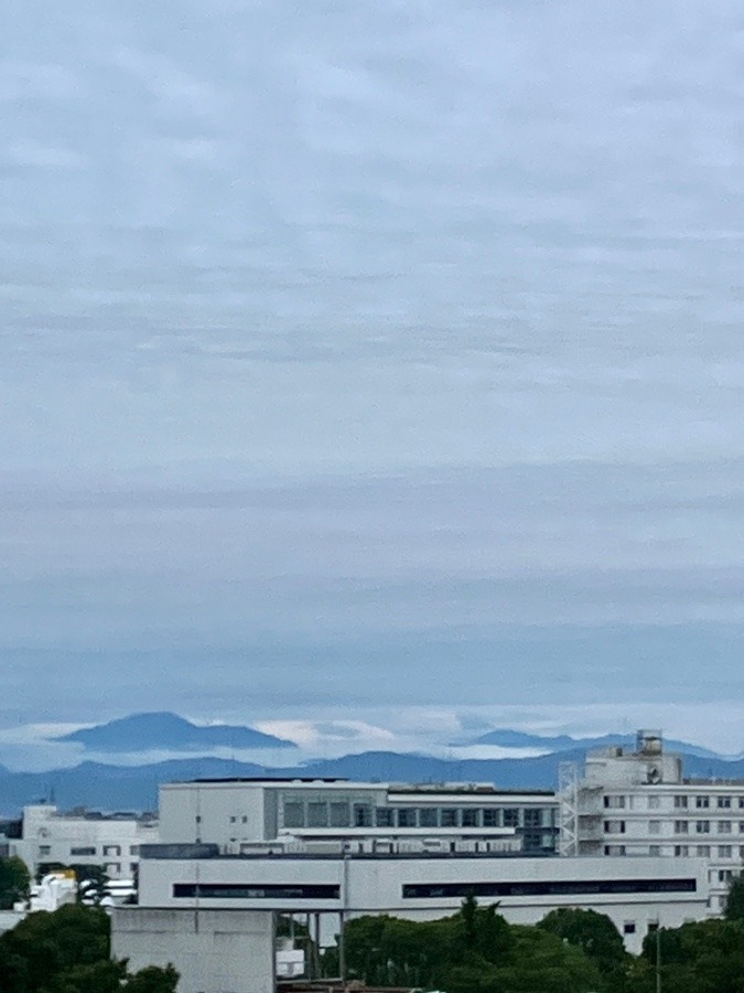 今朝の富士山