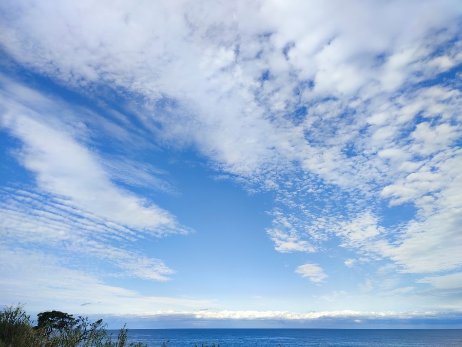 鵜戸神宮からの青空