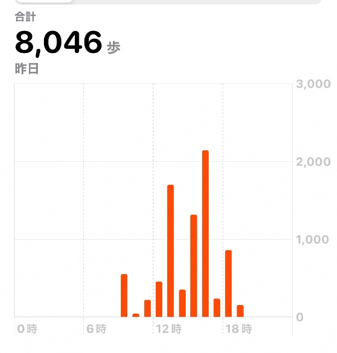 8046歩　10/11ウォーキング