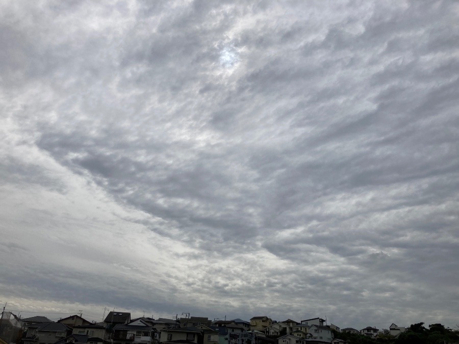 太陽は雲の中